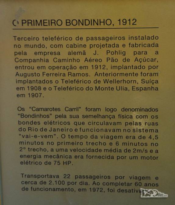 História da primeira geração de bondinho do Pão de Açúcar, no Rio de Janeiro